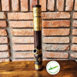 Điếu cày mini gỗ mun huyết VIP (kèm bao da loại dày có túi phụ) 4 20220927 143613 scaled