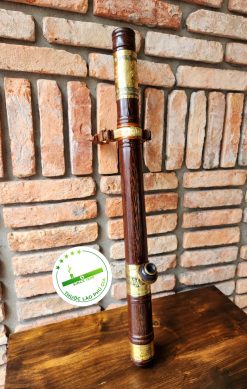 Điếu cày gỗ mun huyết ( trơn/ trạm nổi ) 4 20220927 144111 scaled