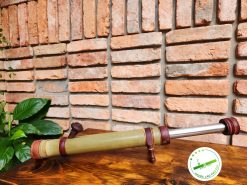 Điếu cày mini nứa Như Xuân đai cẩm (kèm bao da loại dày có túi phụ) | TLPG 7 z4119133702815 7104cd9f55ab73906095bd03f3541974