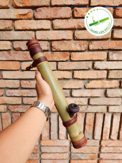 Điếu cày mini nứa Như Xuân đai cẩm (kèm bao da loại dày có túi phụ) | TLPG 3 z4119133754742 cbcfff922cf9659694afa11696a4af65