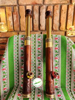 Điếu cày rút gỗ mun trơn MNM01 2 điếu cày mini rút gỗ mun trơn