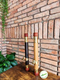 Điếu cày trúc mini rút đế cẩm bọc đồng khảm ngọc (kèm bao da loại dày có túi phụ) 8 z4223971062643 4daeeb2ad3acce655be8d4243958564d