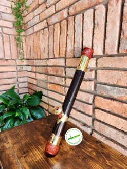 Điếu cày trúc mini rút đế cẩm bọc đồng khảm ngọc (kèm bao da loại dày có túi phụ) 6 z4223971340463 efe49fd081ede930d702caca1f5a24d9