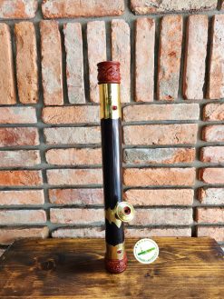 Điếu cày trúc mini rút đế cẩm bọc đồng khảm ngọc (kèm bao da loại dày có túi phụ) 5 z4223971344787 081ebb993e5bbd31dc4f76a3294750bf