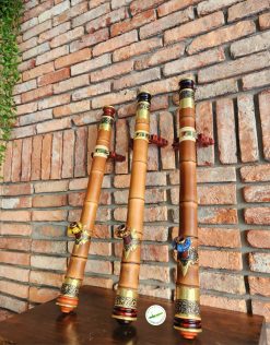 Điếu cày dáng cong bọc đồng C09