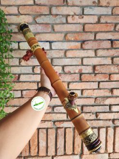 Điếu cày Thanh Hóa bọc đồng dáng cong C09 7 Điếu cày dáng cong bọc đồng C09