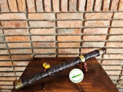 Điếu cày mun sừng khối trạm nổi