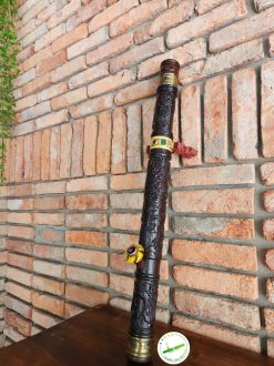 Điếu cày mun sừng khối trạm nổi