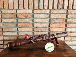 Điếu cày mun trạm rồng D12