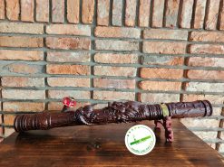 Điếu cày mun trạm rồng D12