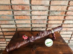 Điếu cày mun trạm rồng D12