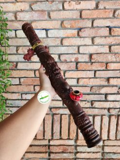 Điếu cày mun trạm rồng D12