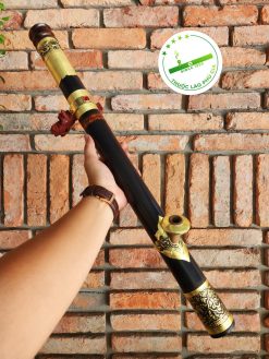 Điếu cày Thanh Hóa trúc bọc đồng 2 lớp khảm nổi N12 5 Điếu cày trúc bọc đồng 2 lớp khảm nổi N12