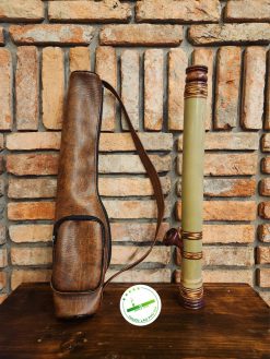 Điếu cày Nứa mini du lịch bọc mây ta MNN02