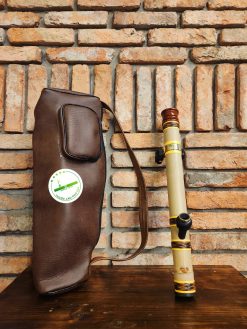 Điếu cày Nứa mini du lịch bọc mây MNN03