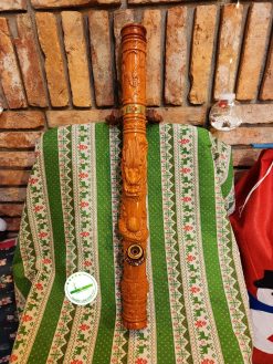 Điếu cày Gỗ Hương đỏ trạm rồng nổi DH01