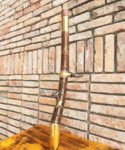 Điếu Cày Tre Gai Dáng Dị Bọc Đồng TG33