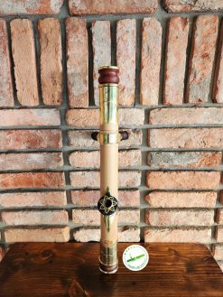 điếu cày nứa mini du lịch bọc đồng có chân MMN06