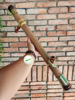 Điếu cày nứa thửa bọc đồng DN03