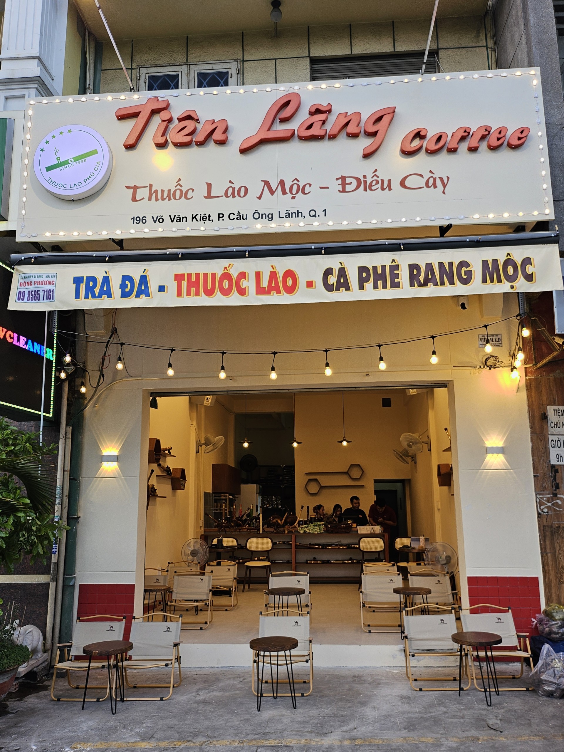 Cà phê thuốc lào điếu cày quận 1 - TP HCM