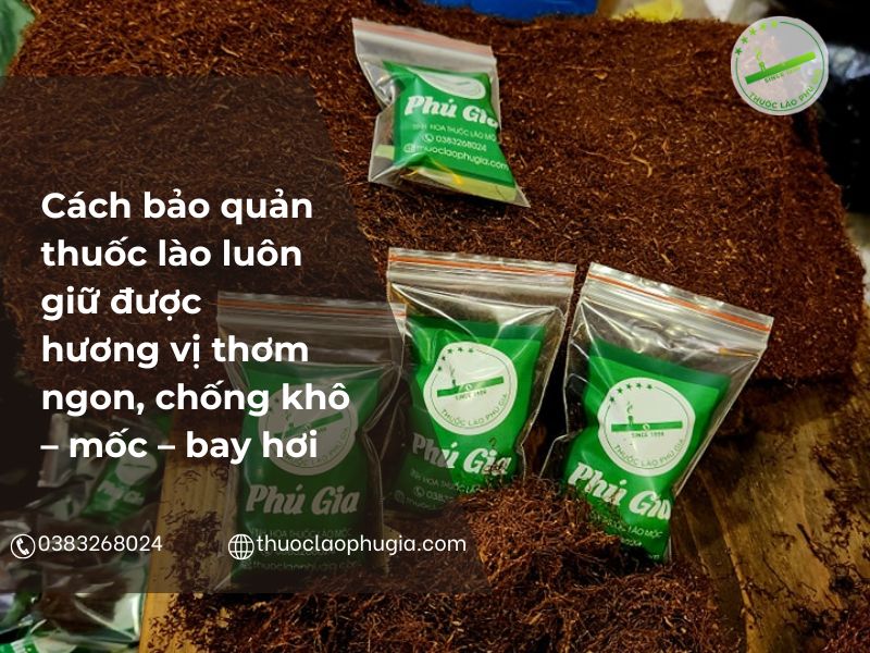 5+ Cách bảo quản thuốc lào luôn giữ được hương vị thơm ngon, chống khô – mốc – bay hơi