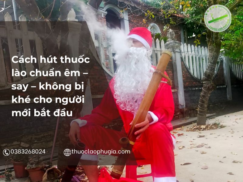 Hướng dẫn cách hút thuốc lào chuẩn êm – say – không bị khé cho người mới bắt đầu