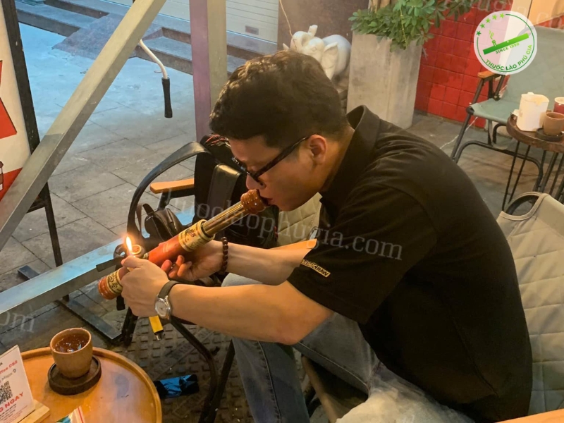 Nguyên tắc vàng để hút thuốc lào không bị khé 