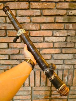 Điếu cày Tre Gai cong đan mây TG24