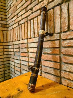 Điếu cày Tre Gai cong đan mây TG24