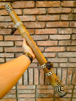 Điếu cày Tre Gai đan mây TG27 2 Điếu cày Tre Gai đan mây TG27