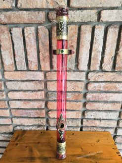 Điếu cày trong suốt đế ngọc đồng nổi TS8 65cm đẳng cấp bền đẹp 3 Điếu cày trong suốt đế ngọc đồng nổi TS8