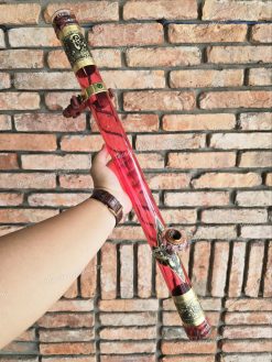 Điếu cày trong suốt đế ngọc đồng nổi TS8 65cm đẳng cấp bền đẹp 4 Điếu cày trong suốt đế ngọc đồng nổi TS8