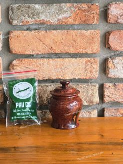Hộp gỗ mun cao đựng thuốc lào