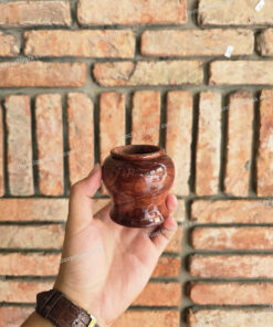Hộp gỗ mun cao đựng thuốc lào
