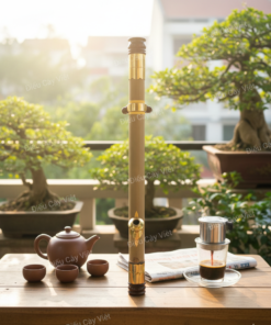 Điếu cày nứa thửa bọc đồng 2 lớp DN07