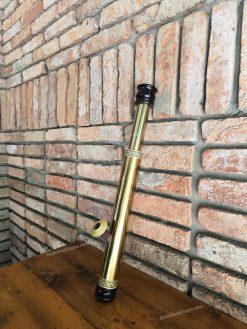 Điếu cày mini rút inox vàng khối IN02 2 Điếu cày mini rút đồng khối DK05