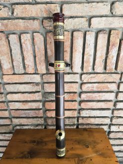 Điếu cày nhiều mắt bọc đồng khảm N25