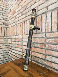 Điếu cày nhiều mắt bọc đồng khảm N25