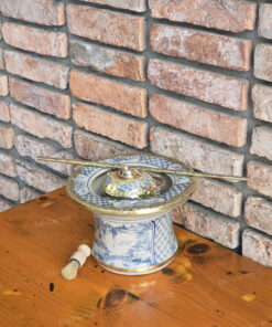 Điếu bát Bát Tràng men rạn dáng cao size lớn B04 sang trọng mát khói