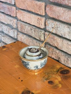 Điếu bát Bát Tràng men rạn mini B06 bền đẹp tiện gọn