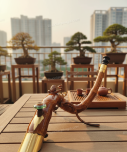 Điếu cày tre gai dáng dị X06 - điếu quái - dị - đẳng cấp 2 Gemini Generated Image l80epil80epil80e