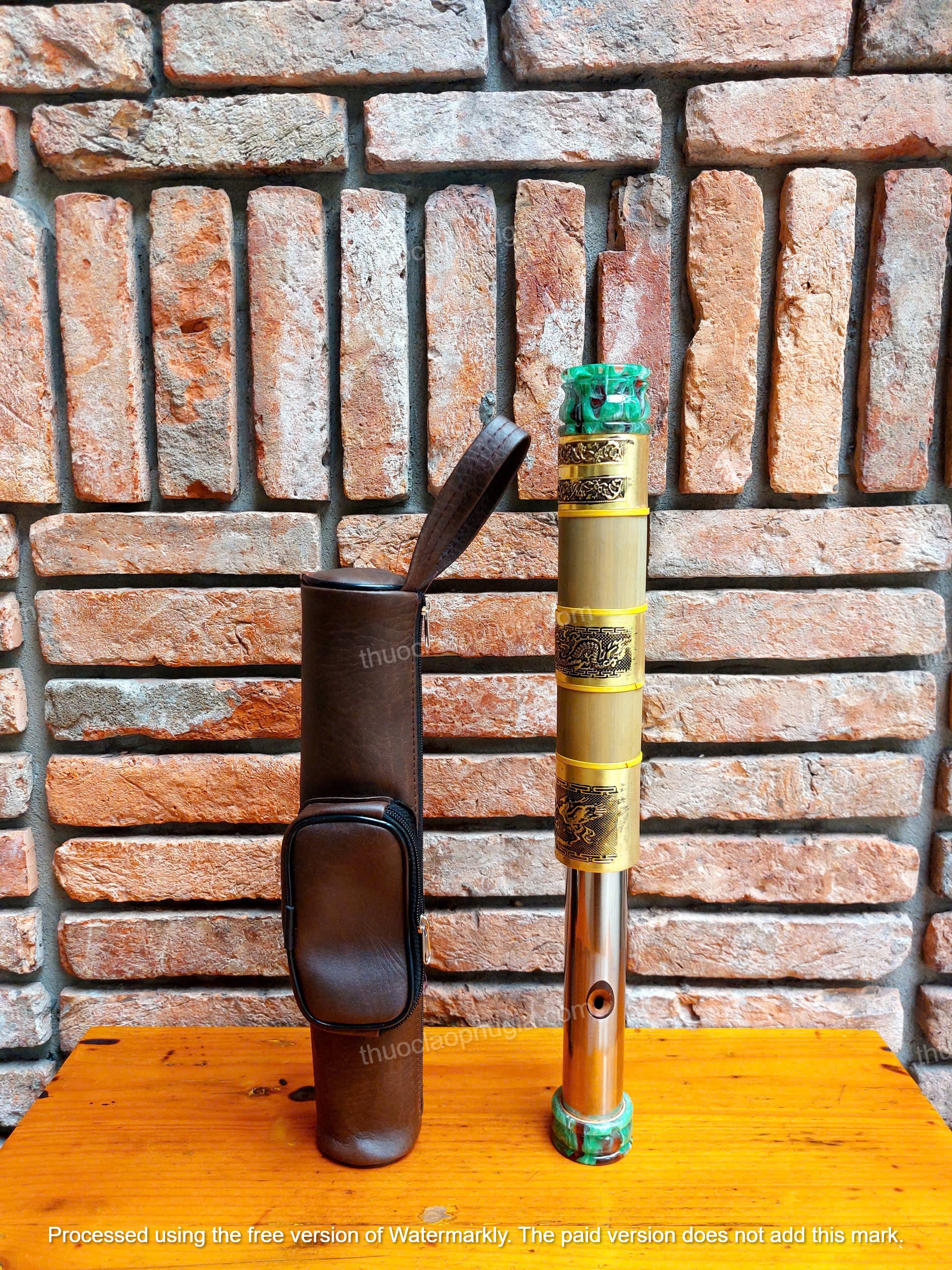 Vỏ và lõi điếu gỗ nứa tuyển chất lượng cao, độ dài 35cm gọn nhẹ z7365889773142 6a4d5811e72087eb6c6d14268c971716