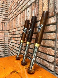 Điếu cày biến hình giấu nỏ mun khảm BH21 bền đẹp 3 dieu cay bien hinh giau no bh21