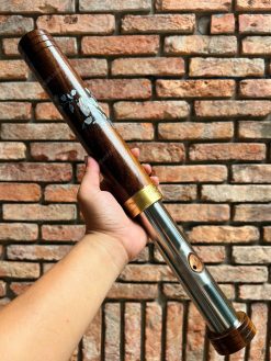 Điếu cày biến hình giấu nỏ mun khảm BH21 bền đẹp 7 dieu cay bien hinh giau no bh215