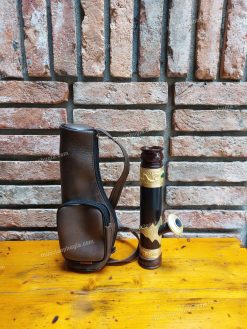 Điếu cày mini rút bỏ túi trúc rút khảm ngọc MNBT13 gọn đẹp