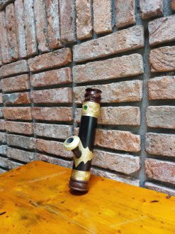 Điếu cày mini rút bỏ túi trúc rút khảm ngọc MNBT13 gọn đẹp