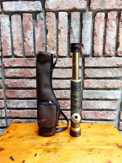 Thuốc Lào Phú Gia - Tinh Hoa Thuốc Lào Mộc 116 Điếu cày mini rút đồng khối khảm rồng DK05 bền đẹp