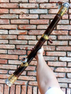 Điếu Cày Tre Gai Dáng Cong Bọc Đồng TG43 đẳng cấp sang trọng