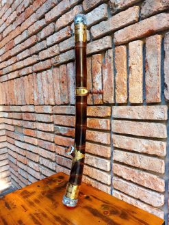 Điếu Cày Tre Gai Dáng Cong Bọc Đồng TG43 đẳng cấp sang trọng