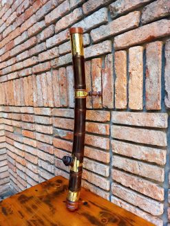 Điếu Cày Tre Gai Dáng Cong Bọc Đồng TG45 đẳng cấp sang trọng